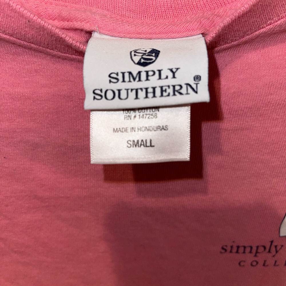 Simply Southern Shirt, Women’s Small Pink Shirt - Picture 3 of 3